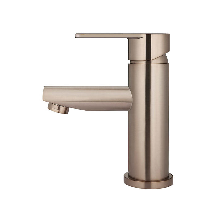 CHAMPAGNE ROUND PADDLE BASIN MIXER