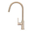 CHAMPAGNE ROUND PICCOLA PULL OUT KITCHEN MIXER TAP