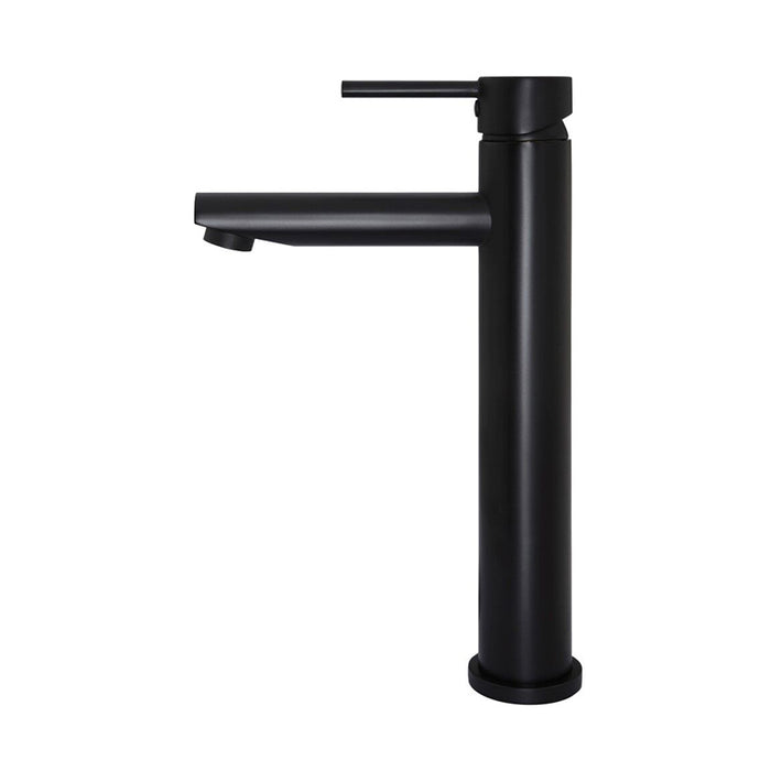 MATT BLACK ROUND TALL BASIN MIXER