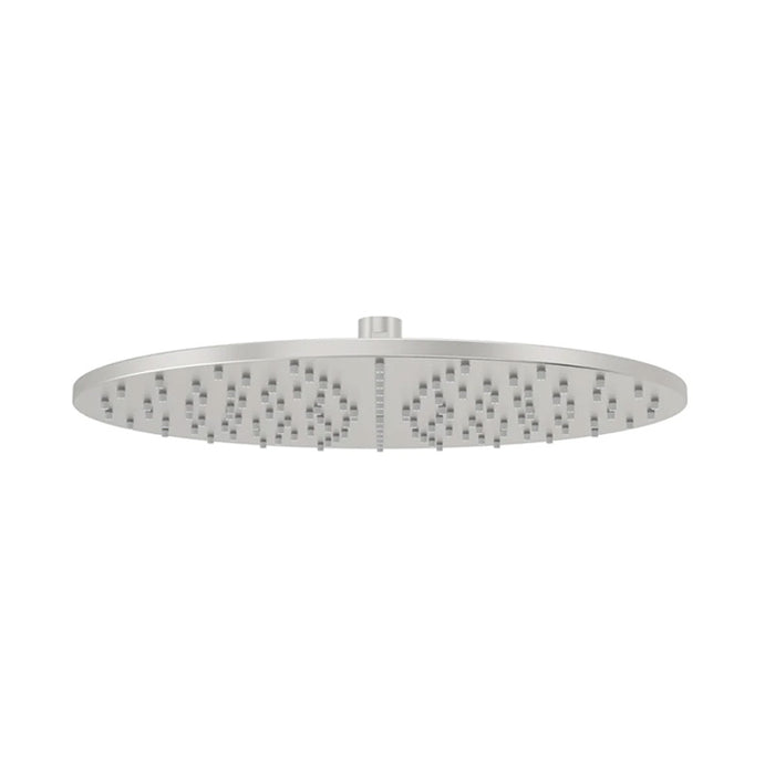 BRUSHED NICKEL ROUND SHOWER ROSE 300MM