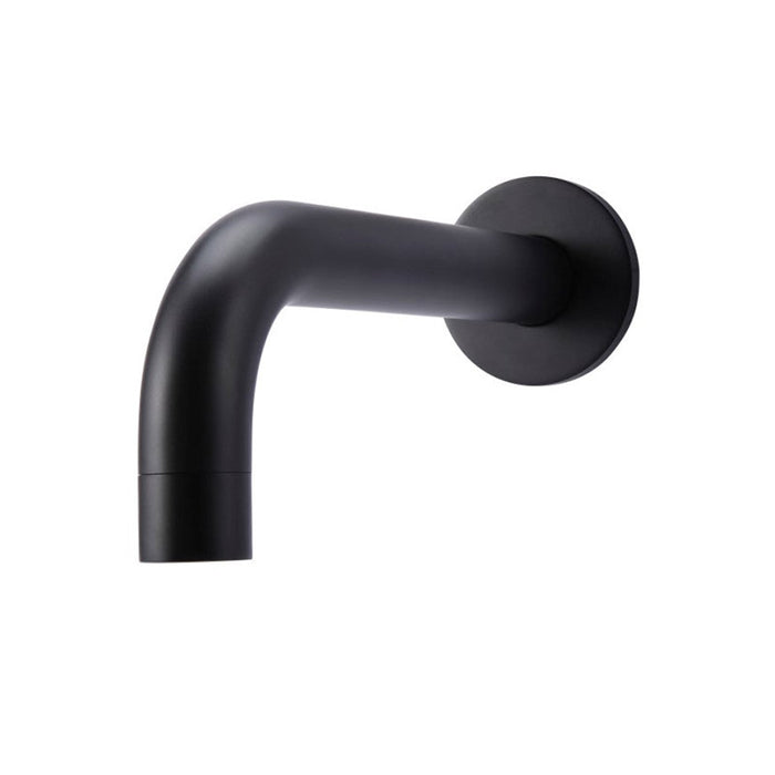 MATT BLACK ROUND CURVED SPOUT