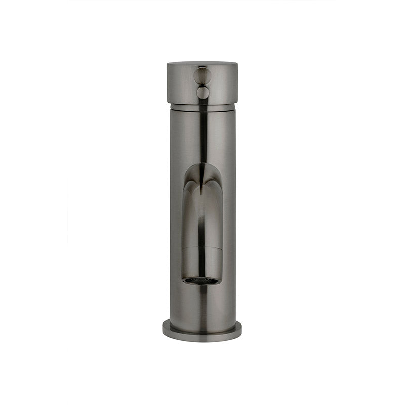 SHADOW ROUND BASIN MIXER CURVED