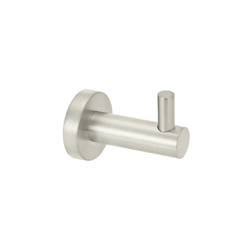 BRUSHED NICKEL ROUND ROBE HOOK