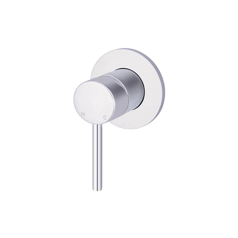 CHROME ROUND WALL MIXER
