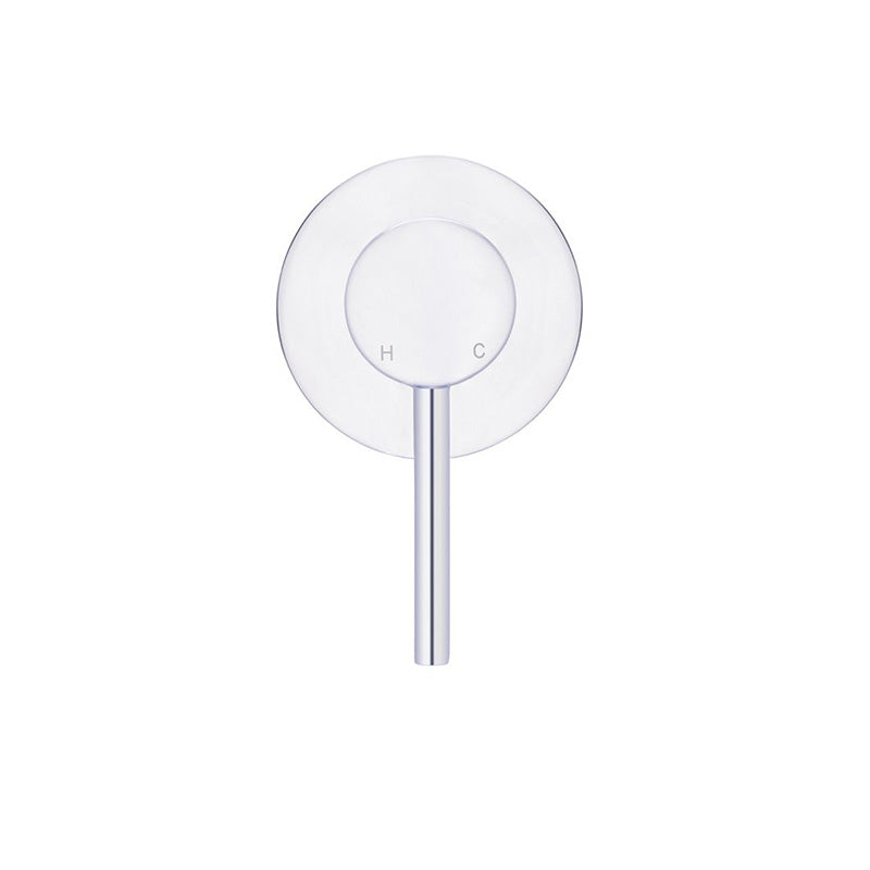 CHROME ROUND WALL MIXER