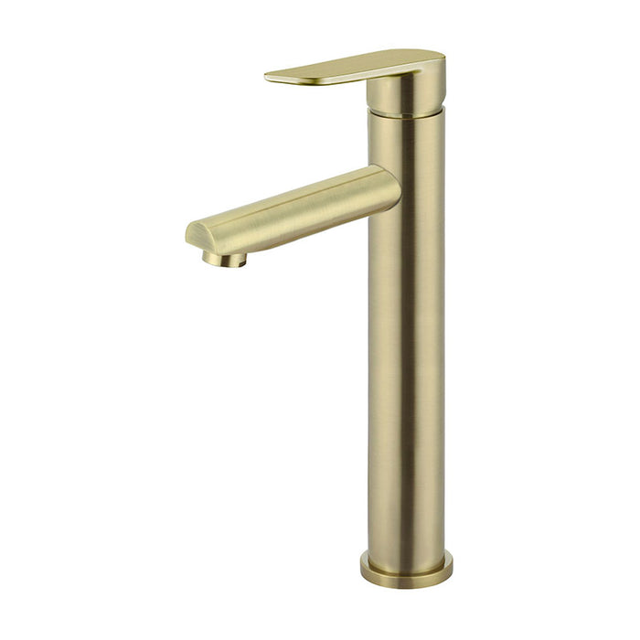 TIGER BRONZE ROUND PADDLE TALL BASIN MIXER