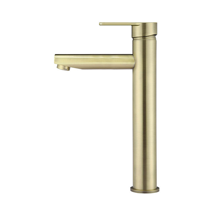 TIGER BRONZE ROUND PADDLE TALL BASIN MIXER