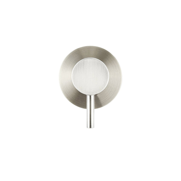 BRUSHED ROUND WALL MIXER SHORT PIN-LEVER