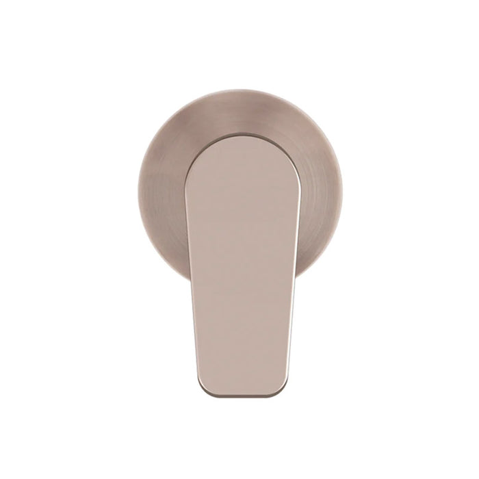 CHAMPAGNE ROUND PADDLE WALL MIXER