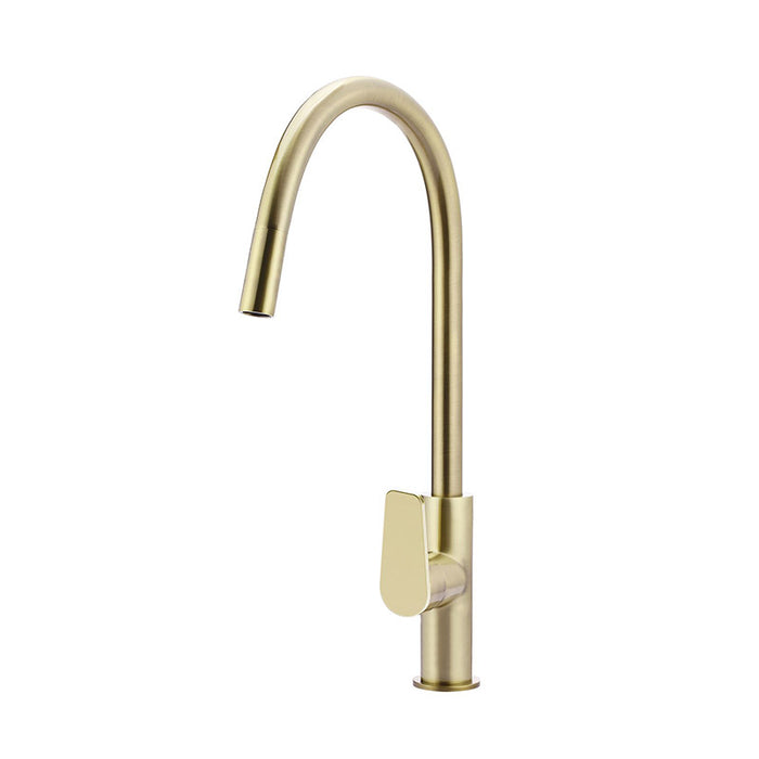 TIGER BRONZE ROUND ROUND PADDLE PICCOLA PULL OUT KITCHEN MIXER TAP