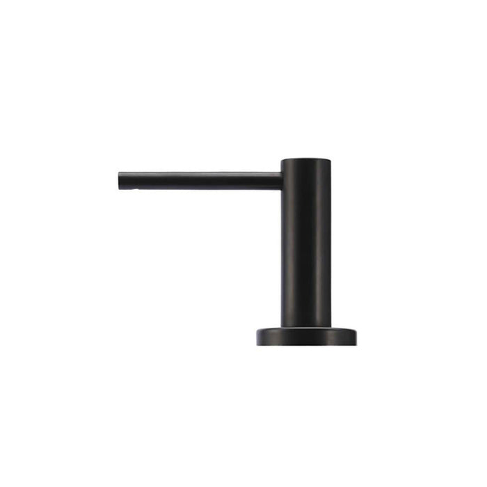 MATT BLACK ROUND SOAP DISPENSER