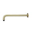 TIGER BRONZE ROUND WALL CURVED SHOWER ARM 400MM