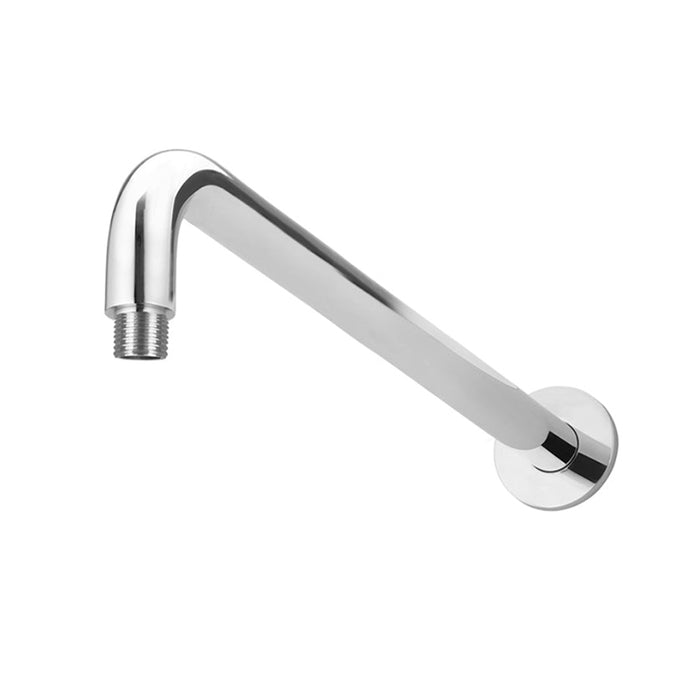 POLISHED CHROME WALL CURVED SHOWER ARM 400MM