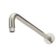 PVD BRUSHED NICKEL ROUND WALL CURVED SHOWER ARM 400MM