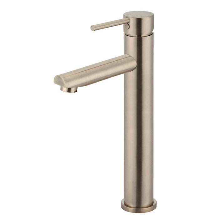 CHAMPAGNE ROUND TALL BASIN MIXER