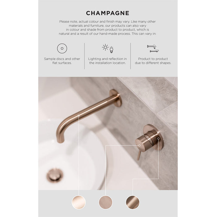 CHAMPAGNE ROUND TALL BASIN MIXER