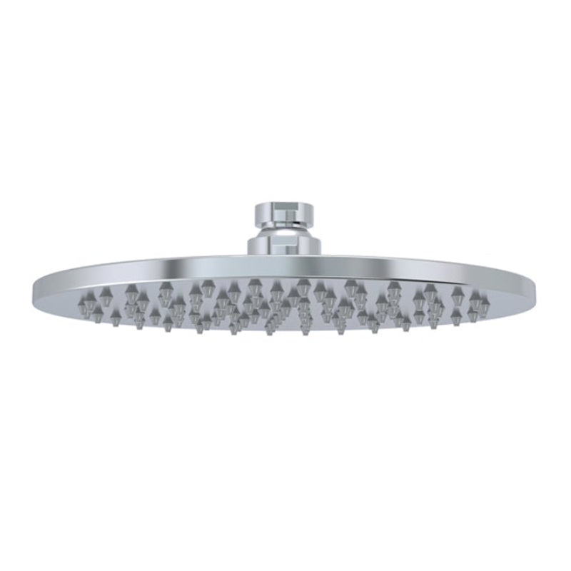 POLISHED CHROME ROUND SHOWER ROSE 200MM